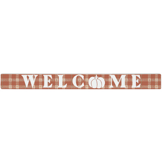 A Fall Welcome Wood Block Sign