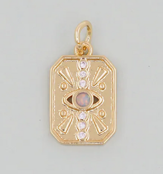 PRE-ORDER LPJ2 Rectangle Evil Eye Charm