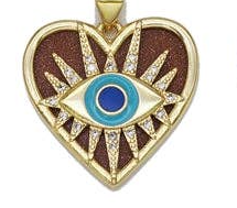PRE-ORDER LPJ Evil Eye on Goldstone Charm