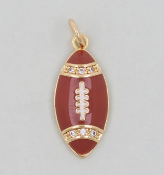 PRE-ORDER LPJ CZ Football Charm