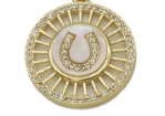 PRE-ORDER LPJ CZ Horseshoe Coin Charm