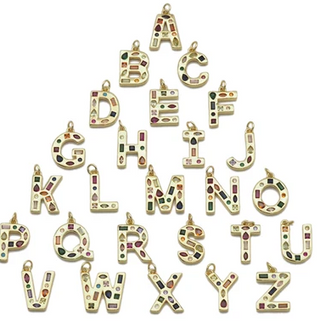 PRE-ORDER LPJ Mosaic Initial Charm