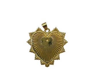 PRE-ORDER LPJ2 Sunburst Heart Charm