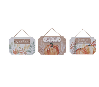 Thankful Watercolor Hanging Decor - 3 options!