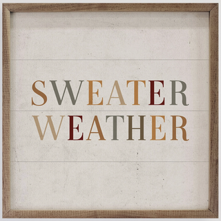 Sweater Weather Wooden Wall Decor