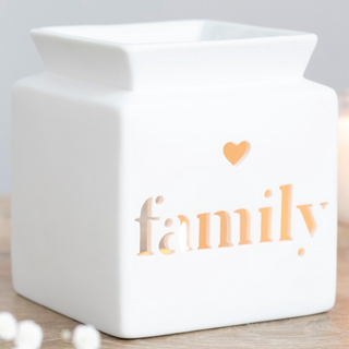 Home Tea Light Candle White Wax Warmer - 2 options!