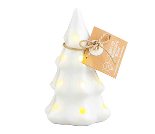 Cutesy Tree LED Light up Ceramic Sitter