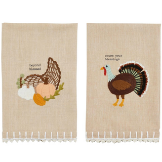 Season Blessings Cotton Sand Decorative Hand Towel - 2 options!