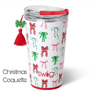 Swig Christmas Partying 24 oz Tumbler - 5 options!