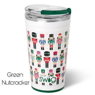 Swig Christmas Partying 24 oz Tumbler - 5 options!