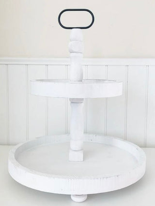 Simply Stated Wood Tiered Tray - 2 colors!