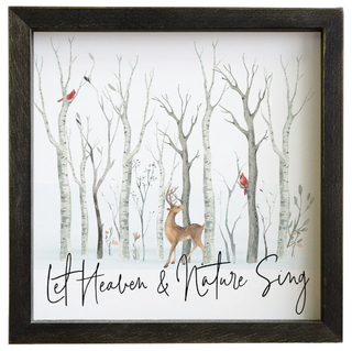 Heaven & Nature Sing Wood Sign