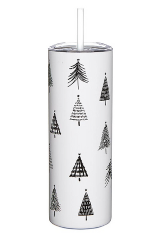 Whimsical Holiday Tree 20 oz Tumbler