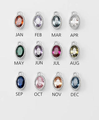 PRE-ORDER LPJ Oval Birthstone Charm