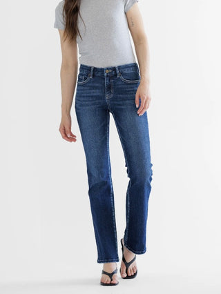 PRE-ORDERMICA Mica Mid Rise Bootcut Blue Jeans