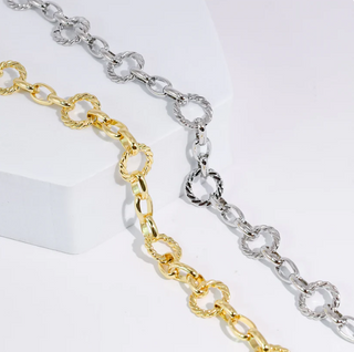 PRE-ORDERTRJ Circle Chain Necklace - 2 colors!