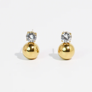 PRE-ORDERTRJ Glam Pop Gold Stud Earrings