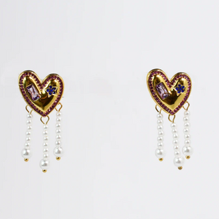 PRE-ORDERTRJ Amour Gold Drop Earrings