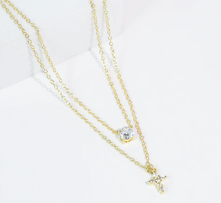 PRE-ORDERTRJ My First Love Gold Layered Necklace