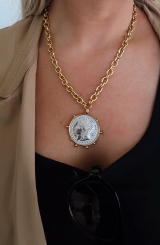 PRE-ORDERCHA Coin Necklace - 2 options!
