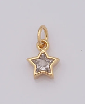 PRE-ORDER LPJ Small Star CZ Charm