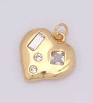 PRE-ORDER LPJ Detailed CZ Heart Charm