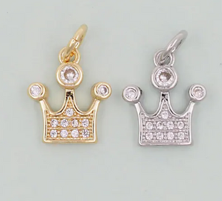 PRE-ORDER LPJ Small CZ Crown Charm