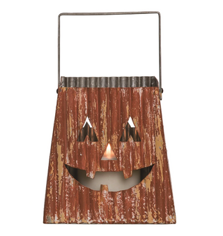 Creepin' Metal Jack-O-Lantern Basket - 2 colors!