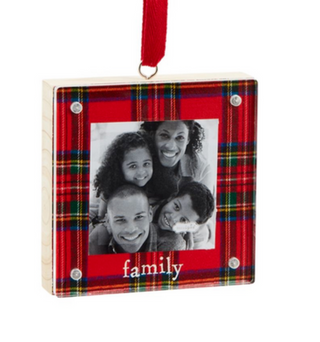 Holiday Photo Frame Ornament - 5 options!