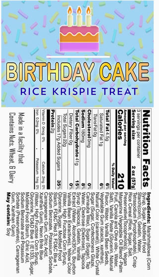 Jumbo Rice Krispie Treats - 10 options! *FINAL SALE*