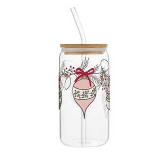 Very Merry 16oz Glass Tumbler - 2 options!