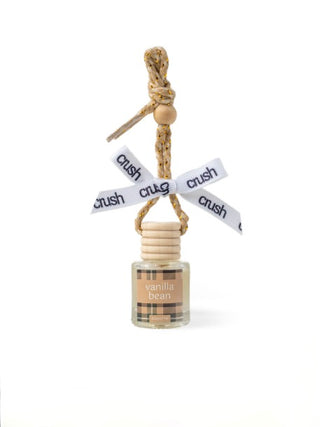 Hanging scent diffuser with Vanilla Bean bottle and twine loop