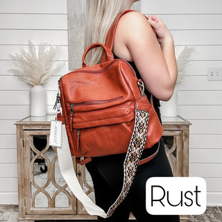 Ready as Ever Faux Leather Backpack Bag - 17 colors!