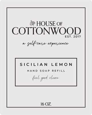 House of Cottonwood Foaming Hand Soap Refill - Sicilian Lemon