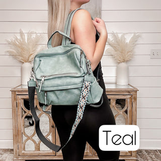 Ready as Ever Faux Leather Backpack Bag - 17 colors!