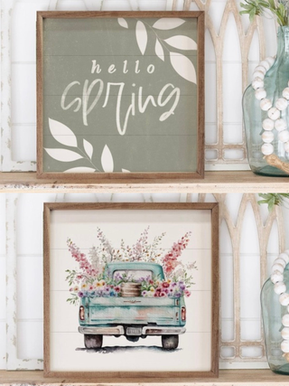Room in Bloom Wood Sign - Multiple Options