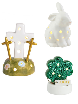 Every Day Ceramic Light Up Shelf Sitter - Multiple Options