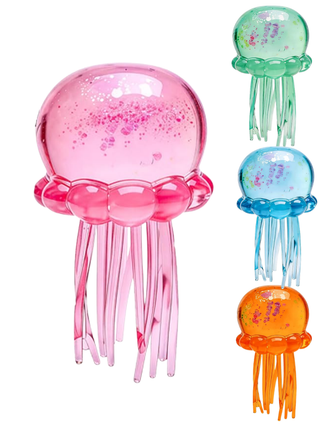 Jellyfish Sparkle Squishy - Multiple Colors