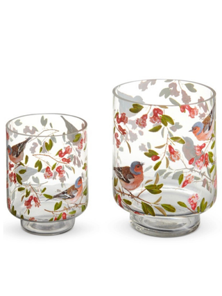 Pretty Bird Glass Canister Set