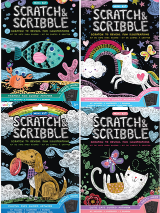 Scratch & Scribble Mini Kit - Multiple Options