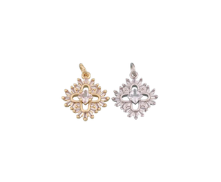 PRE-ORDER LPJ Quatrefoil Flower Charm