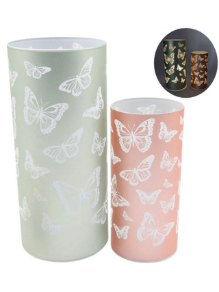 Pure Spring Glass Light Up Decor - 2 piece set!