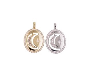 PRE-ORDER LPJ Oval Moon Charm