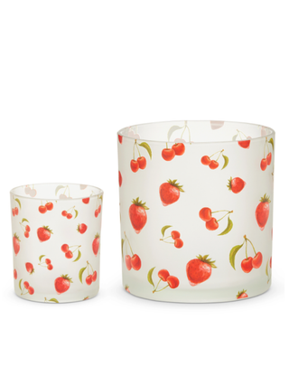 Cherry Berry Glass Container Set