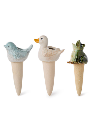 Charming Porcelain Plant Watering Spike - Multiple Options