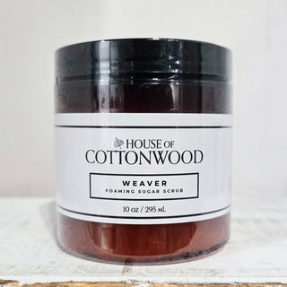House of Cottonwood Foaming Sugar Scrub - Weaver