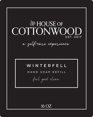 House of Cottonwood Foaming Hand Soap Refill - Winterfell