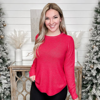 Always Be Different Knit Long Sleeve Avery Mae Sweater Top - 9 colors!