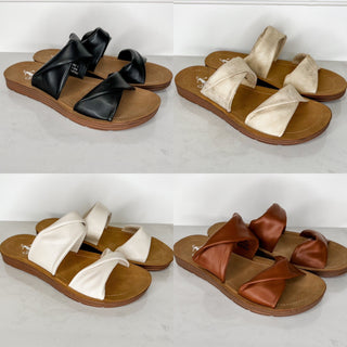 Corky Twist & Shout Leather Sandals - 4 colors!