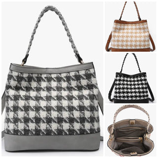 Houndstooth Dreams Purse - 3 colors!